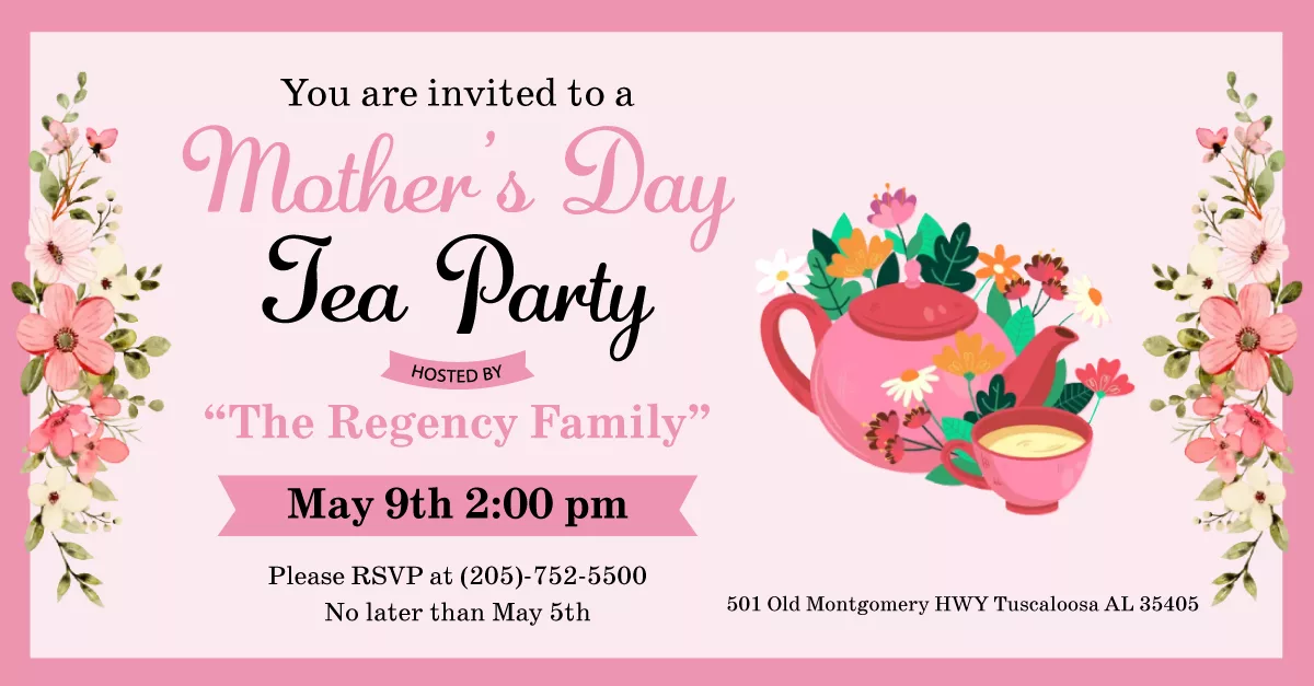 mother's day' reception event regency tuscaloosa